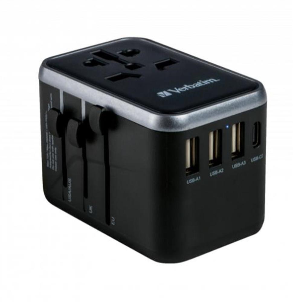 Carregador Universal de Viagem VERBATIM UTA-04 (61 W)