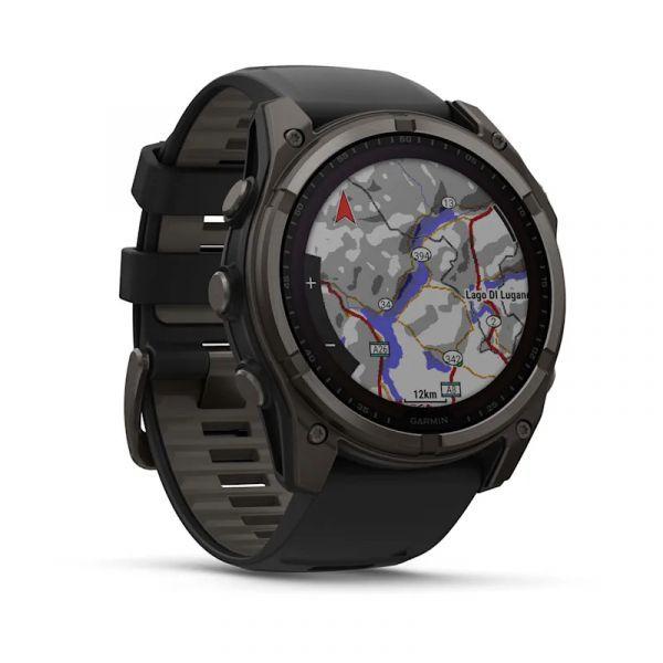 Smartwatch GARMIN fēnix 8 - 51mm Solar Sapphire (Redondo - Android, iOS - Digital - Grafite/Cinza-carvão) — miniatura 3
