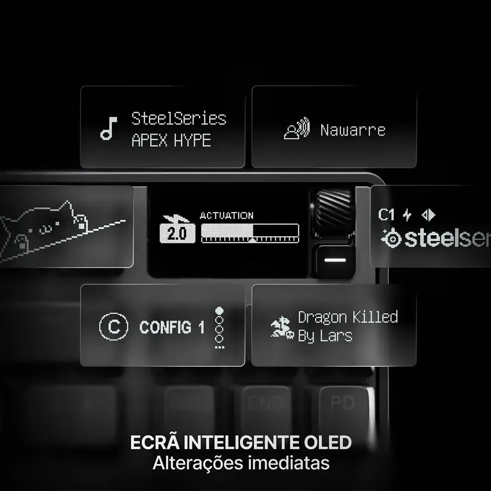 Teclado STEELSERIES Apex Pro TKL Gen 3 (Inglês - Magnetic-mechanical key switch - Tenkeyless - Preto) — miniatura 5