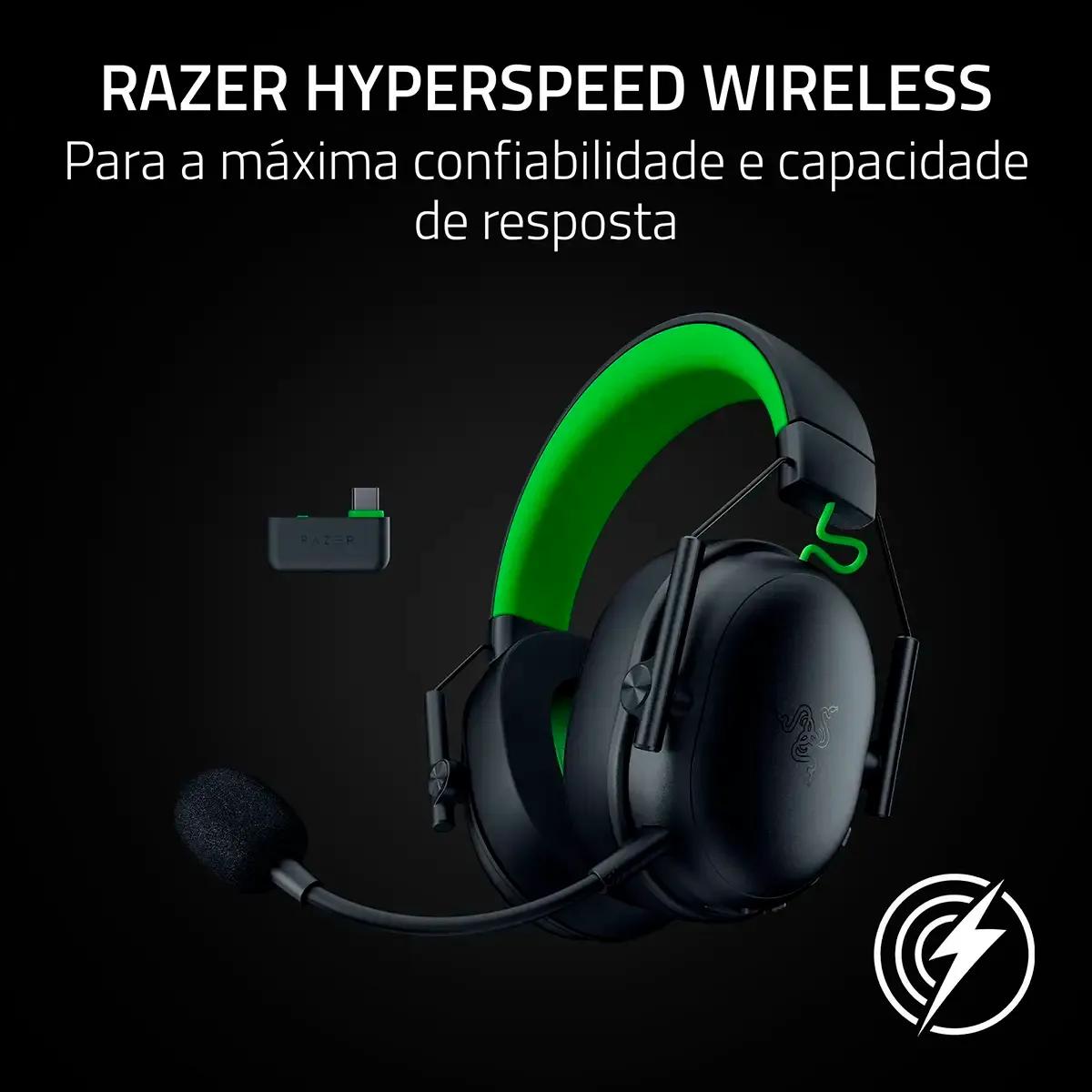 Headset Gaming RAZER BlackShark V3 X HyperSpeed for Xbox (Binaural - Sem fios e com fios - Circum-aural - Preto), miniatura 4
