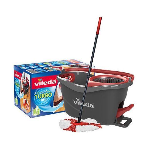 Sistema de Limpeza VILEDA Turbo EasyWring & Clean Box (Vermelho e Branco) — miniatura 2