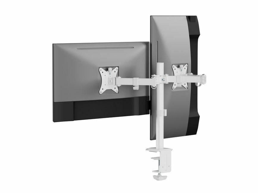 Suporte de Monitor de Secretária EQUIP 650167 (2 Monitores - 17" a 32" - Branco), miniatura 5