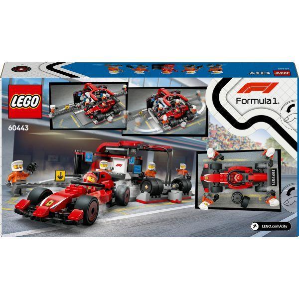 LEGO 60443 City Boxe de F1® e Equipa da Boxe com Carro da Ferrari (6+ anos - 322 peças), miniatura 6