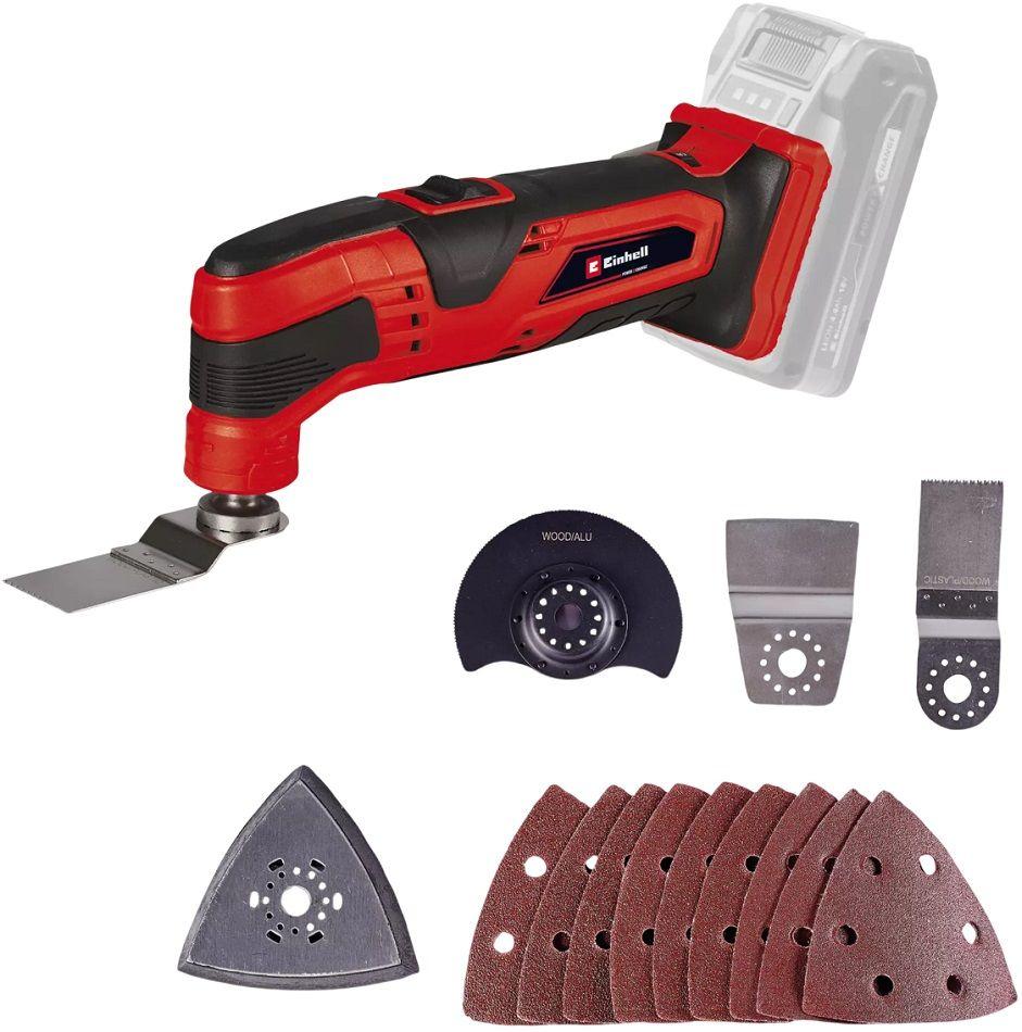 Ferramenta Multifunções Oscilante EINHELL TC-MG 18 Li-Solo (Vermelho e Preto), imagem 1