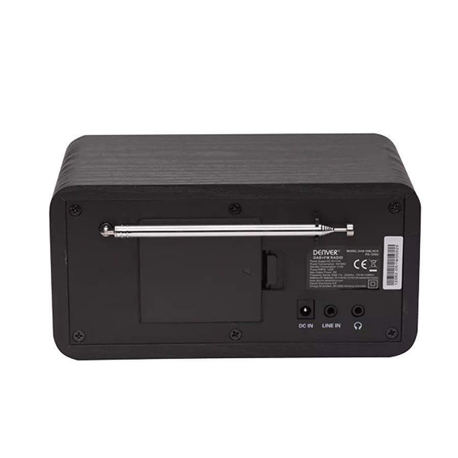 Rádio DAB+ DENVER DAB-30BLACK (1 W - Preto), miniatura 3