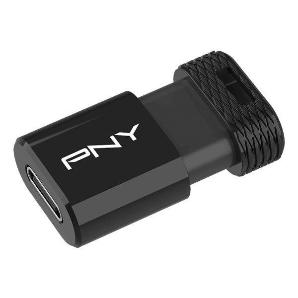 Pen Drive PNY Elite-X Fit 64GB USB 3.2 Type-C (Deslizante - USB Type-C - USB 3.2 Gen 1 - Preto), miniatura 2