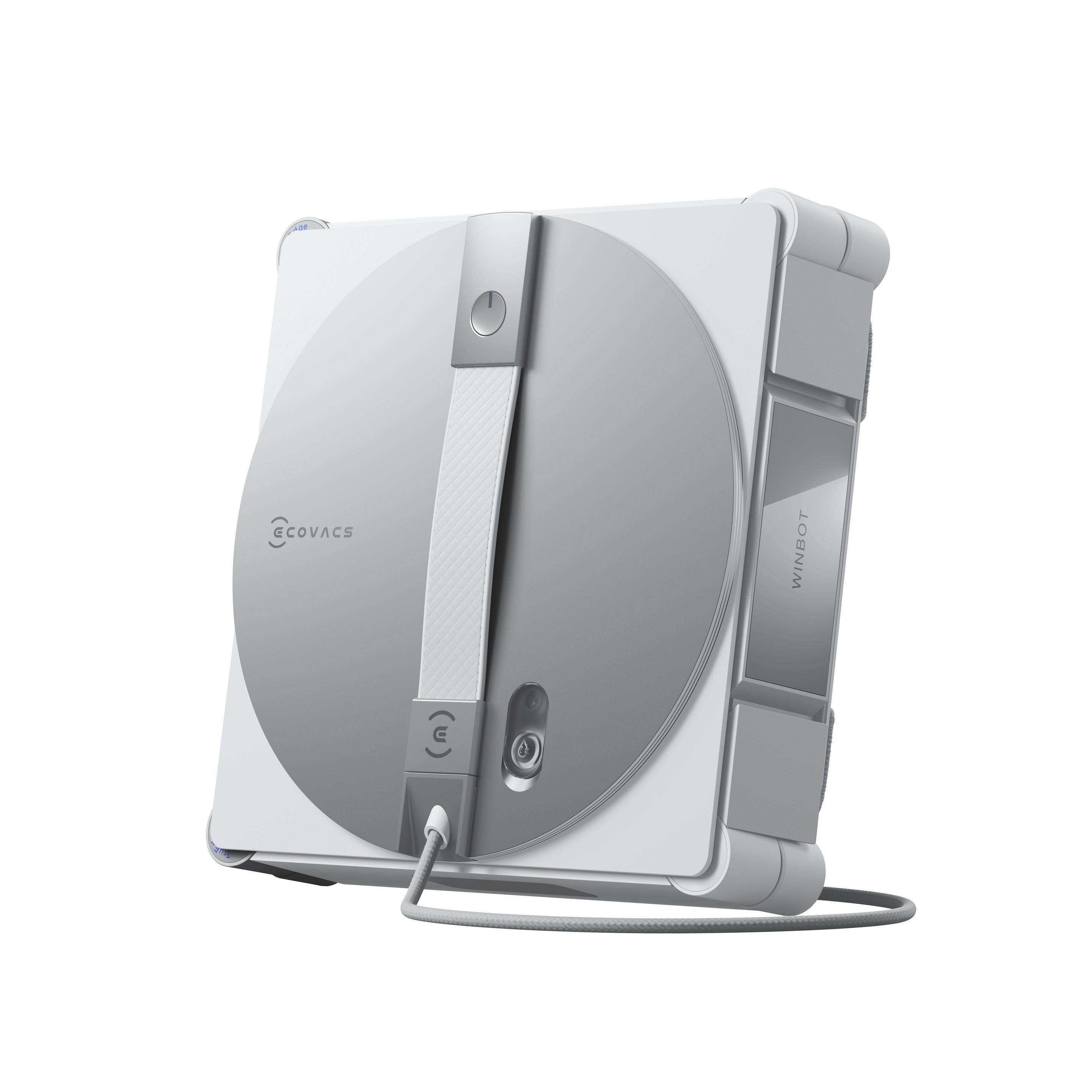 Robot de Limpeza de Vidros ECOVACS WINBOT W3 OMNI (Altura 7,6 cm - Prateado e Branco) — miniatura 9