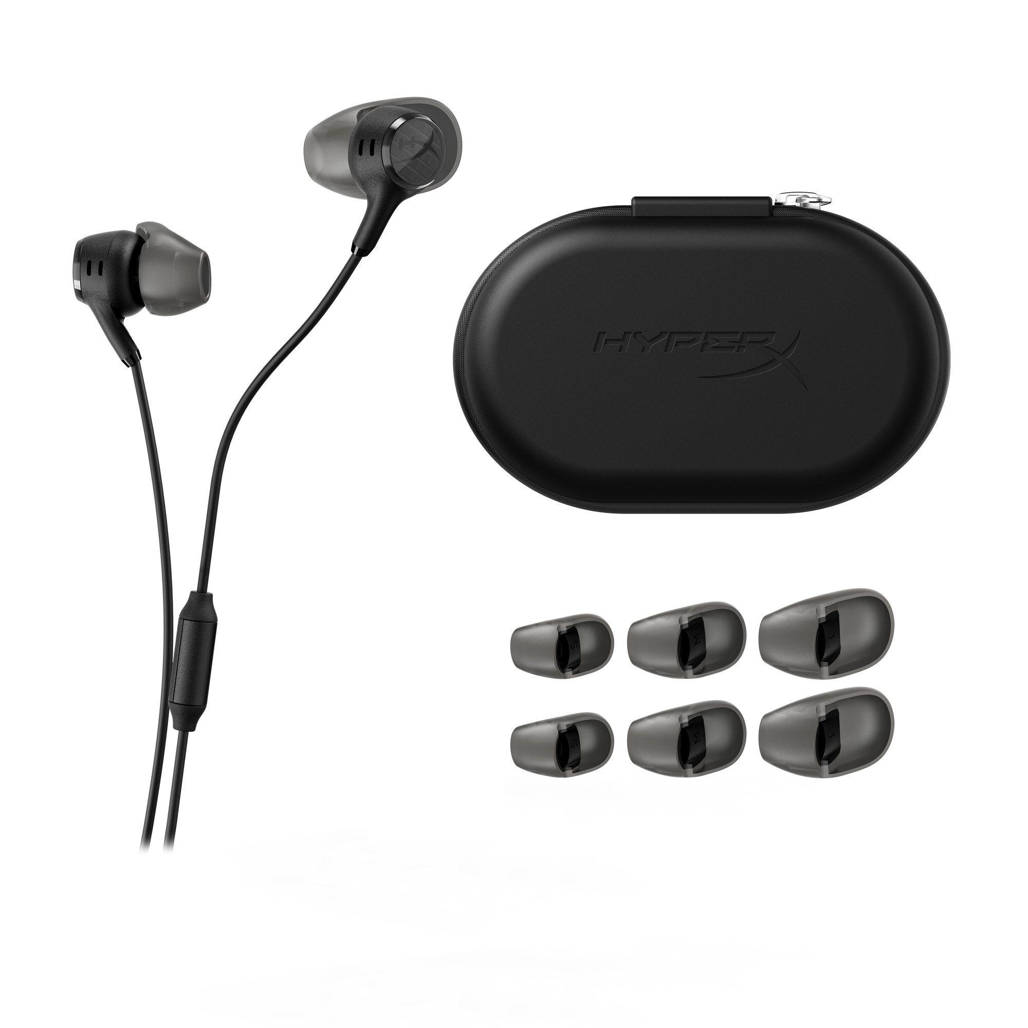 Auriculares Gaming Intra-Auriculares HYPERX Cloud Earbuds III (Binaural - Com fios - Intra-aural - Preto e Cinzento) — miniatura 3