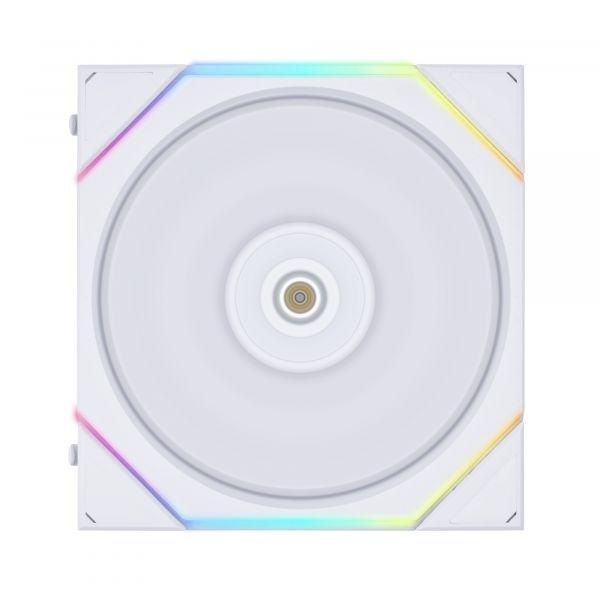 Ventoinha LIAN LI UNI FAN TL140 RGB Reverse PWM (Polibutileno tereftalato - ARGB RGB multicolor - 4,6 W - Branco)