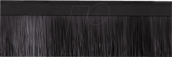 Painel de Gestão de Cabos com Escova LOGILINK PN103B (Preto) — miniatura 3