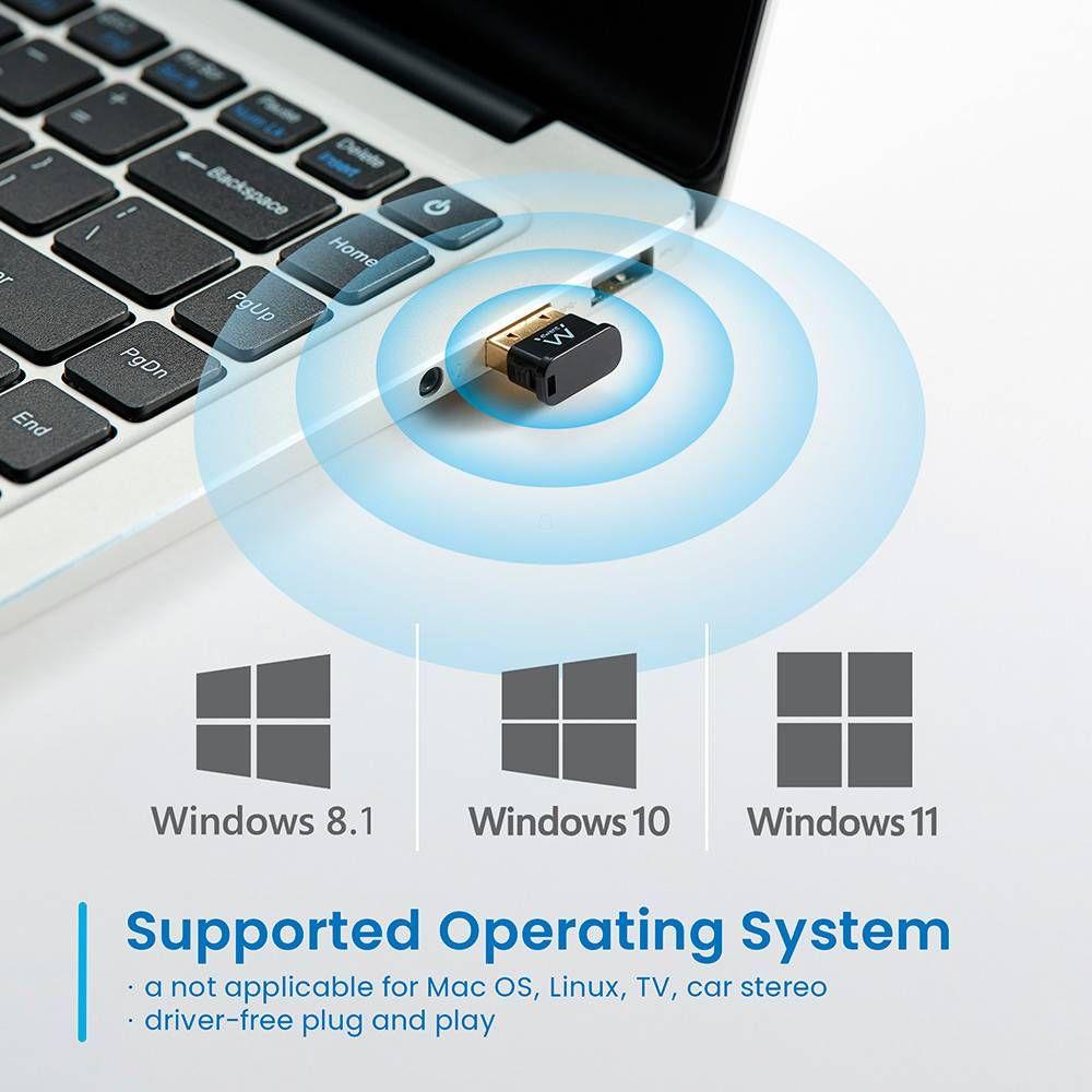 Adaptador Bluetooth EWENT EW1085 (2.0+EDR - USB - 3 Mbit/s - Preto) — miniatura 4