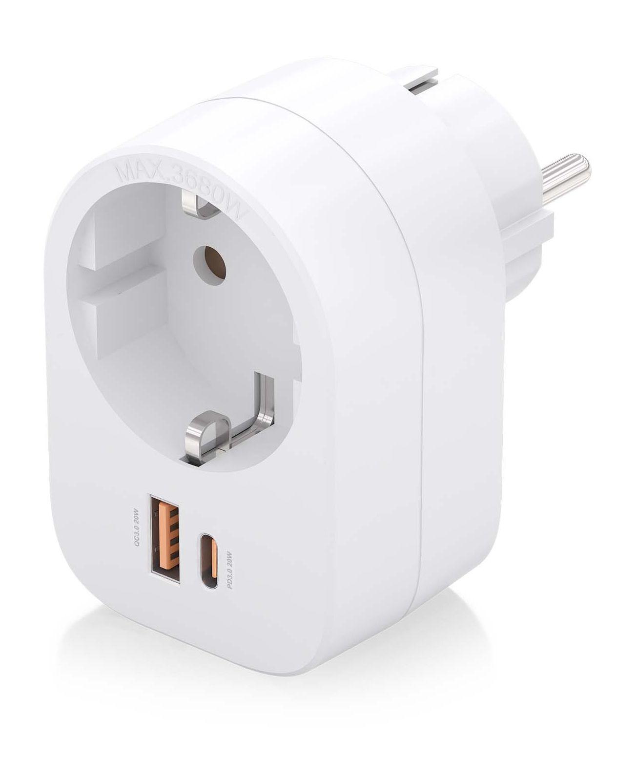 Extensão de Tomada de Parede AISENS ASPS-1A1C06-W (3680 W - 20 W - Branco), miniatura 2