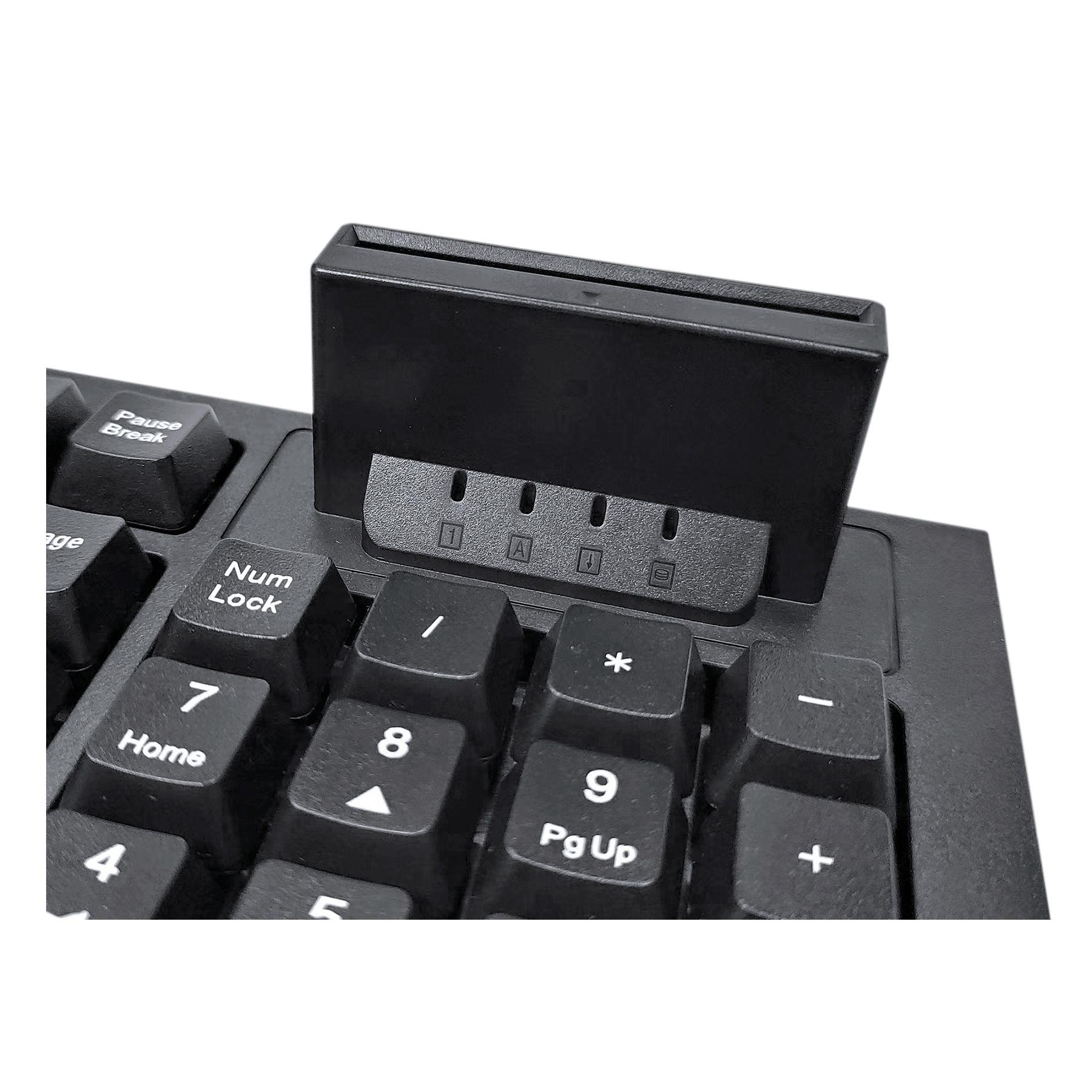 Teclado UNYKACH KB918 (Espanhol - Interruptor de membrana - Tamanho completo - Preto) — miniatura 3