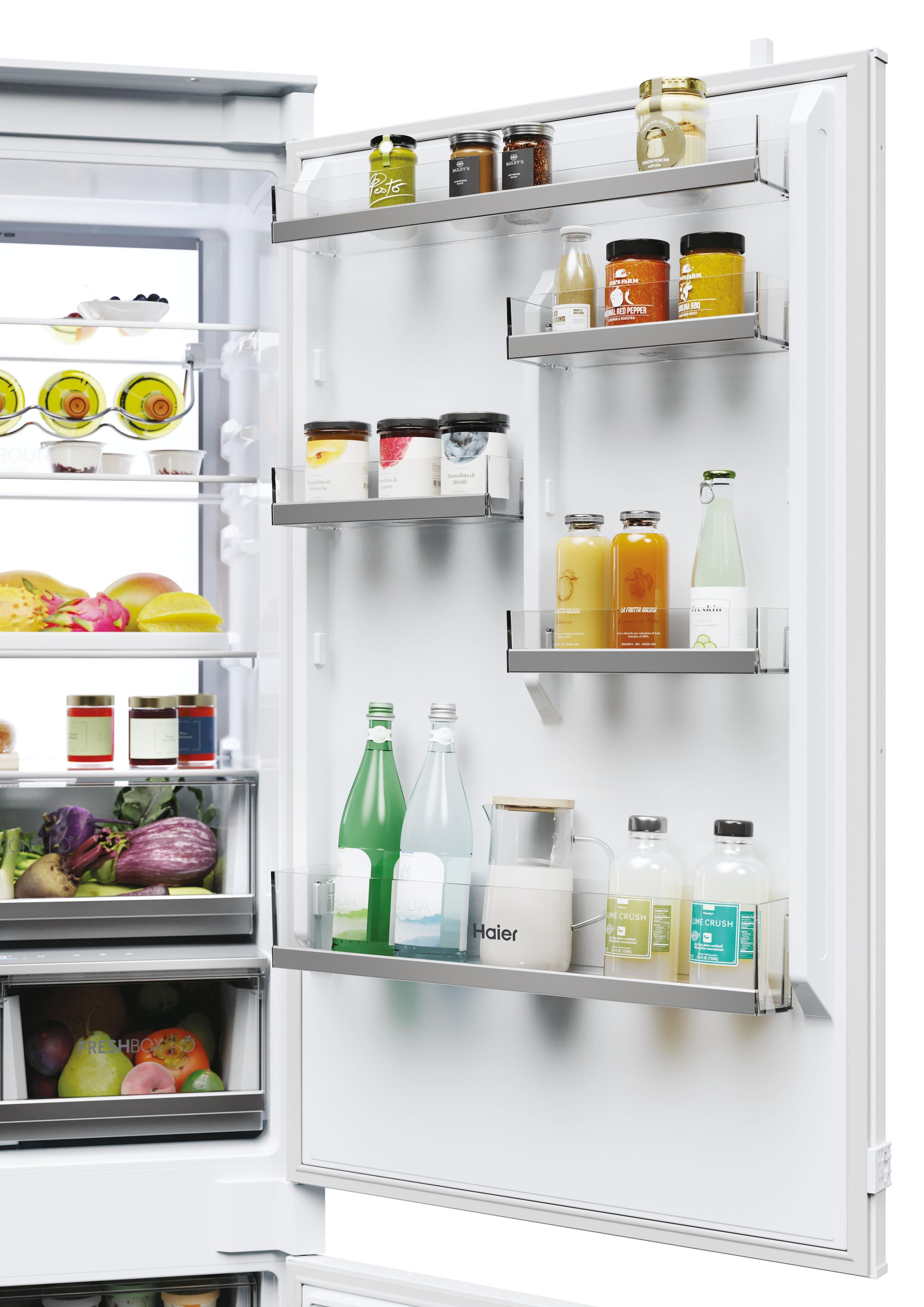 Frigorífico Combinado Encastre HAIER HBW7719DT (400 l - hOn - 193,5x69x55 cm - Branco), miniatura 5