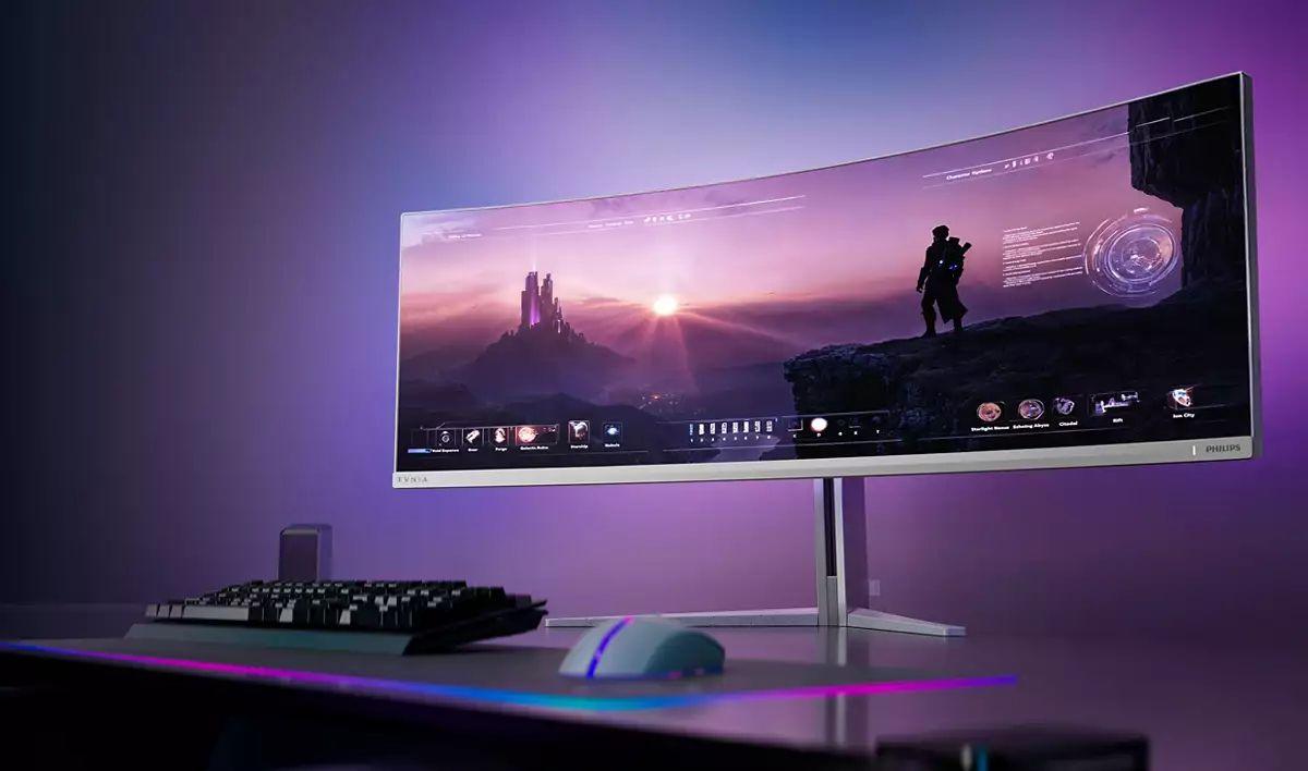 Monitor PHILIPS Evnia 49M2C8900/00 (48,9" - OLED - 240 Hz - Branco) — miniatura 17