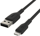 Cabo USB-A para Lightning BELKIN CAA002bt1MBK (1 m - Preto)