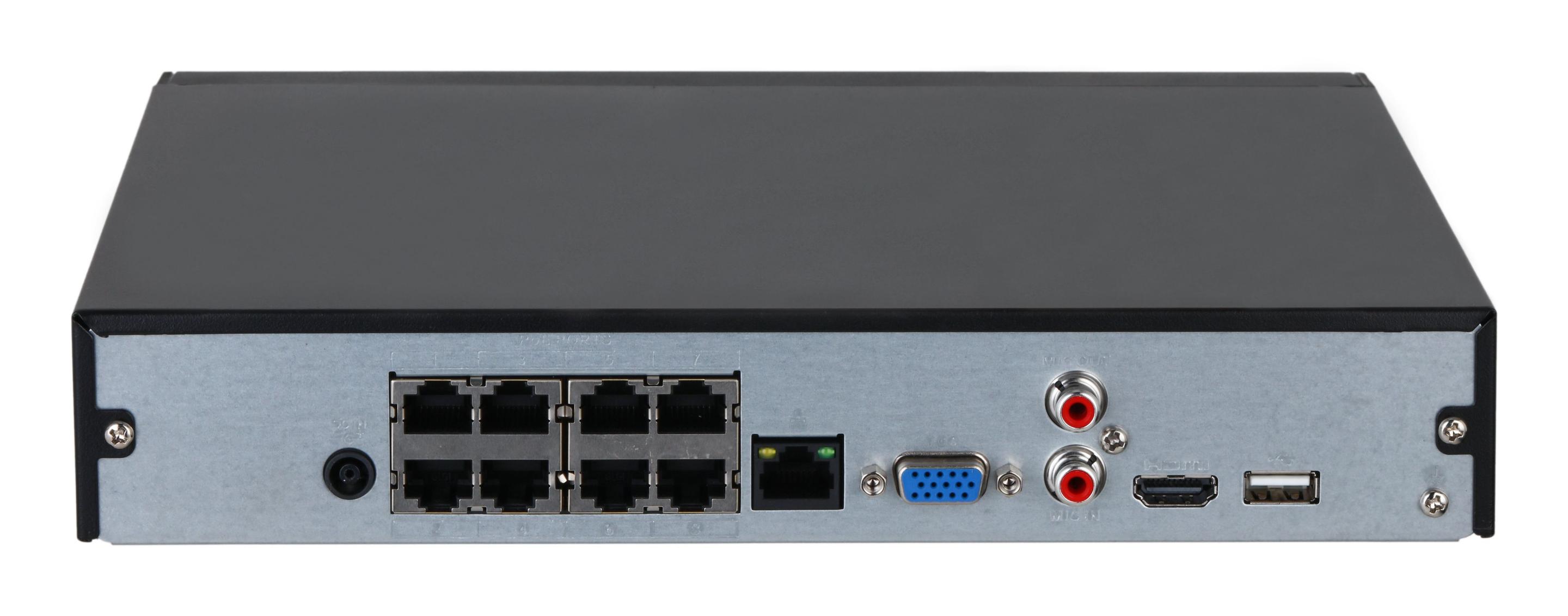 Gravador NVR DAHUA NVR2108HS-8P-4KS3 (Preto), miniatura 3