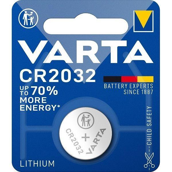 Pilha de Botão de Lítio VARTA CR2032 (Metálico), miniatura 2