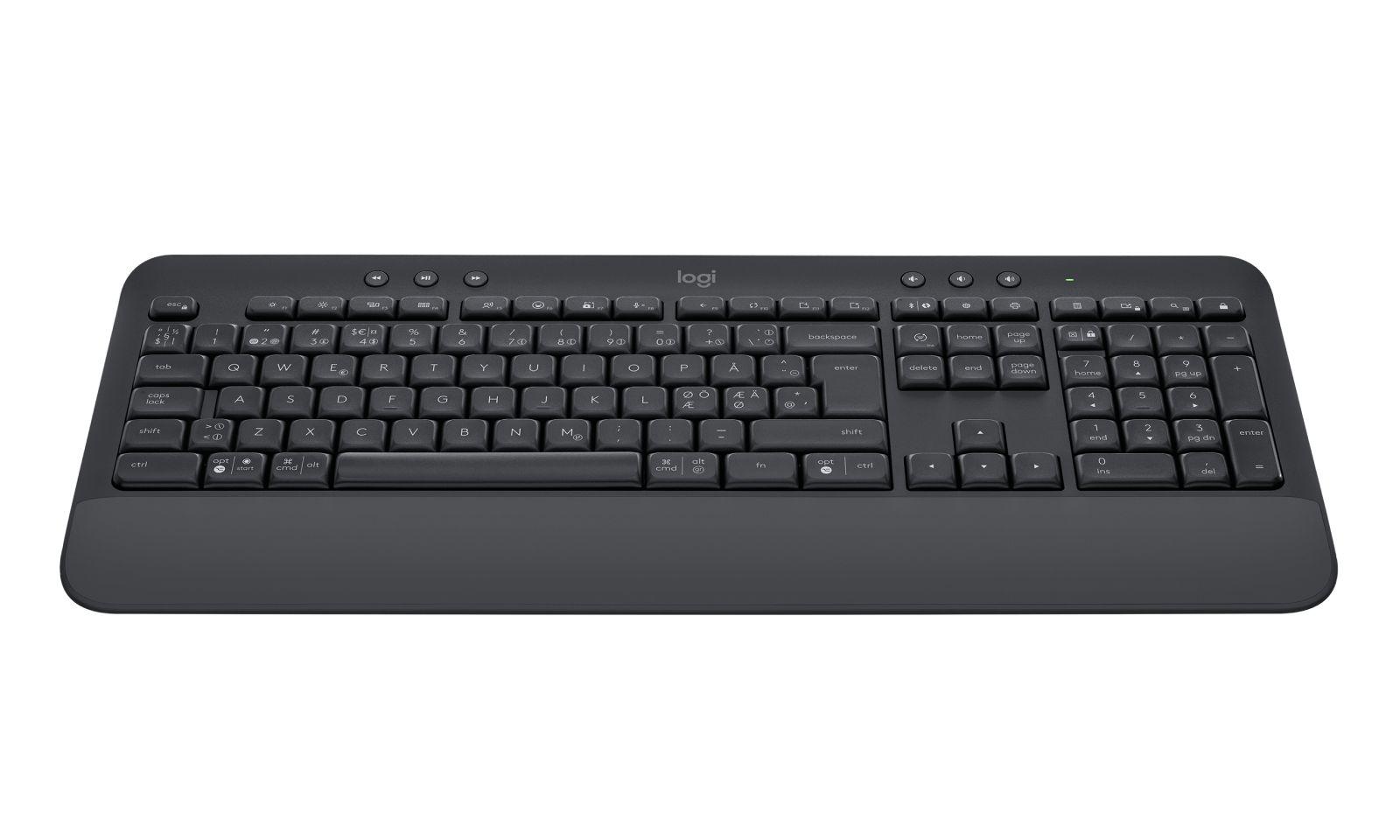 Teclado LOGITECH Signature K650 (Nórdico - Interruptor de membrana - Tamanho completo - Grafite) — miniatura 5