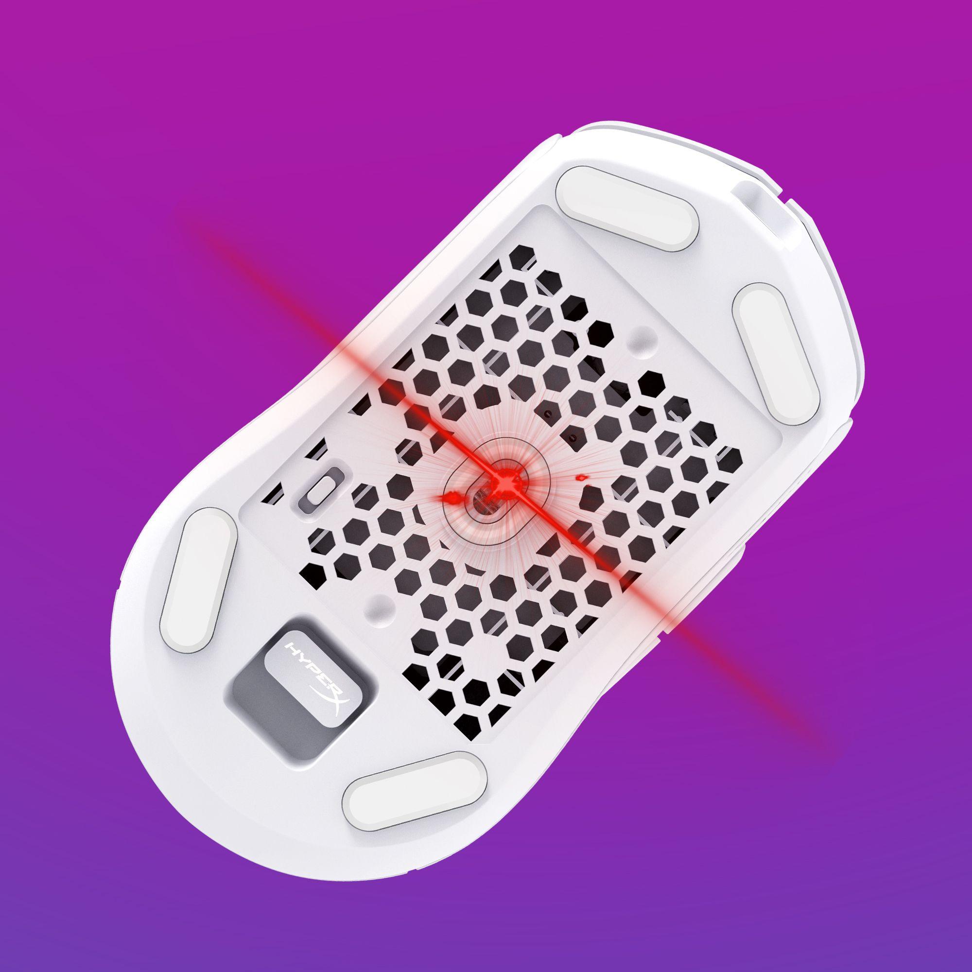 Rato HYPERX Pulsefire Haste 2 Wireless (Ambidestro - 26000 DPI - Óptico - Branco) — miniatura 3