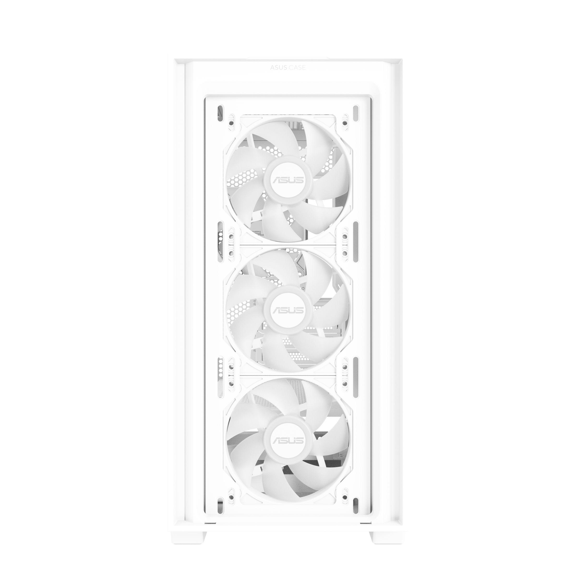 Caixa PC ASUS A21 PLUS (micro ATX, Mini-ITX - Micro Tower - Micro-ATX, Mini-ITX - Branco) — miniatura 2