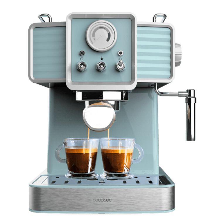 Máquina de Café Expresso CECOTEC Power Espresso 20 Tradizionale (Café moído - 1350 W - 20 bar - Azul-claro)