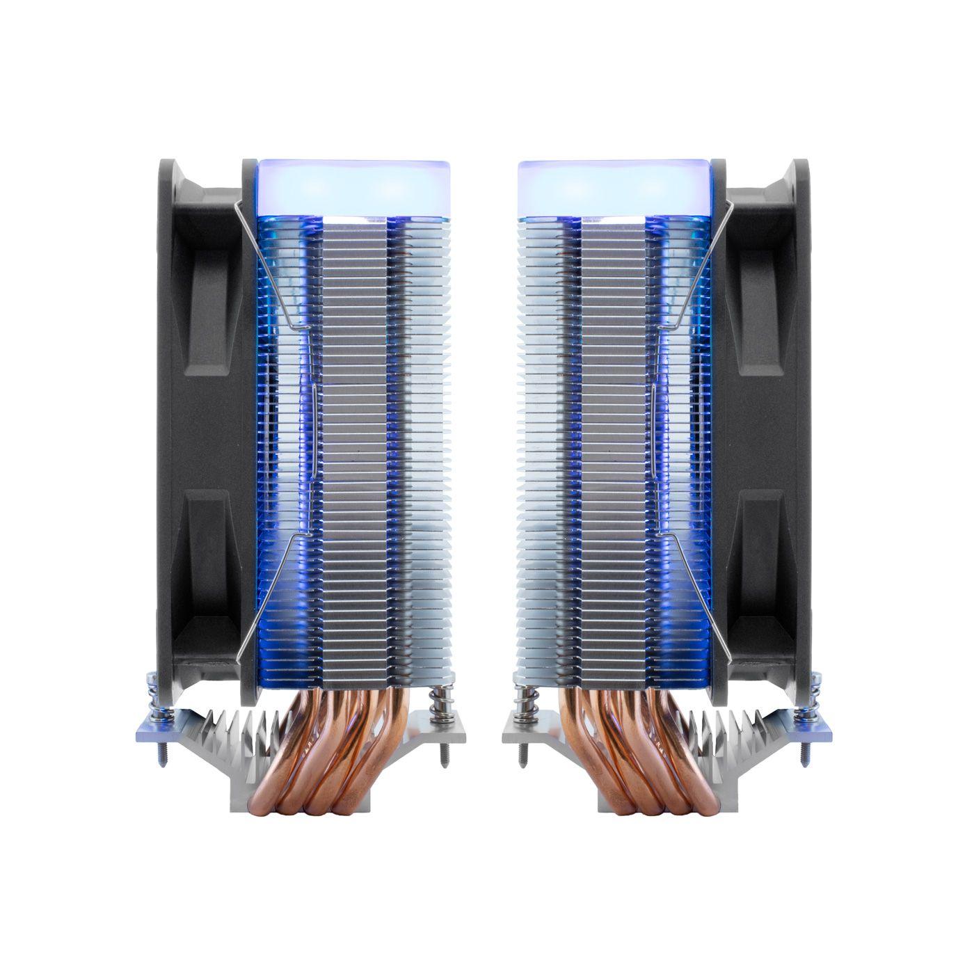Dissipador de CPU COOLBOX Infinite Air120 (120 mm - 1800 RPM - Multi - Alumínio e Preto) — miniatura 4