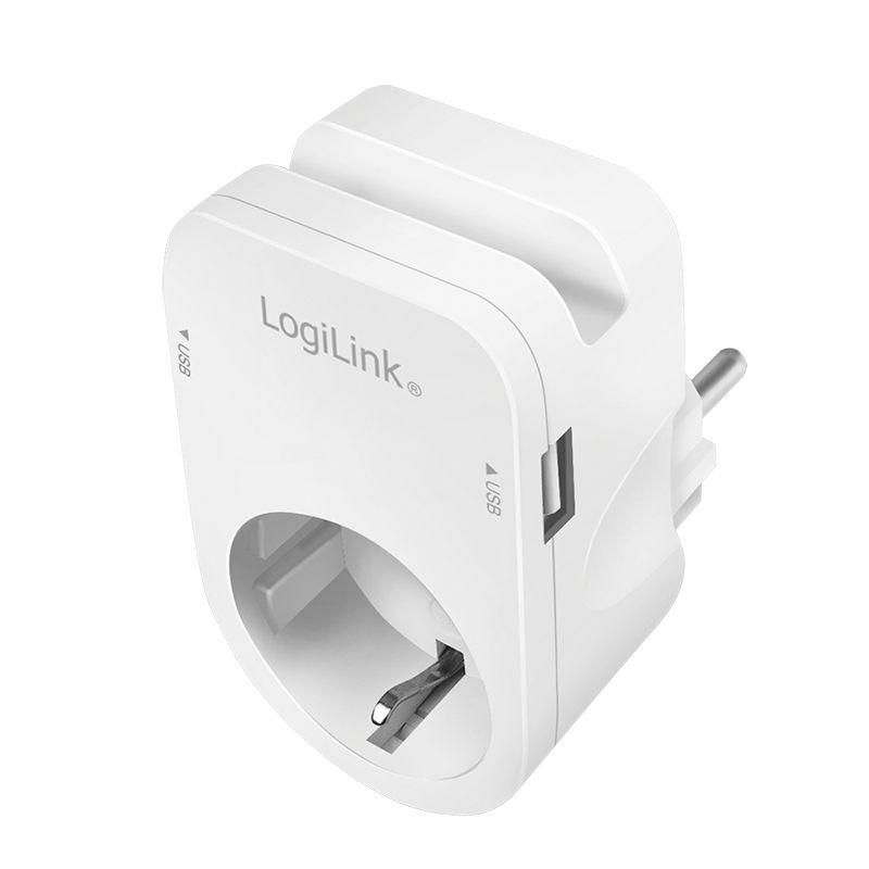 Adaptador de Tomada LOGILINK PA0247 (USB-A - Tipo F - Branco), miniatura 5