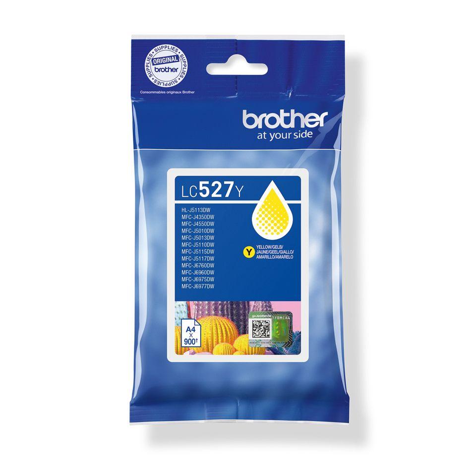 Tinteiro BROTHER LC527Y (900 páginas - Amarelo)