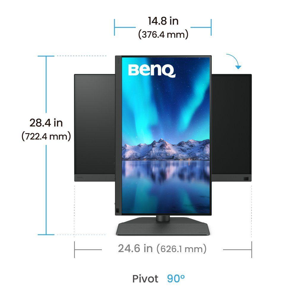 Monitor BENQ SW242Q (24,1" - IPS - 60 Hz - Preto) — miniatura 4