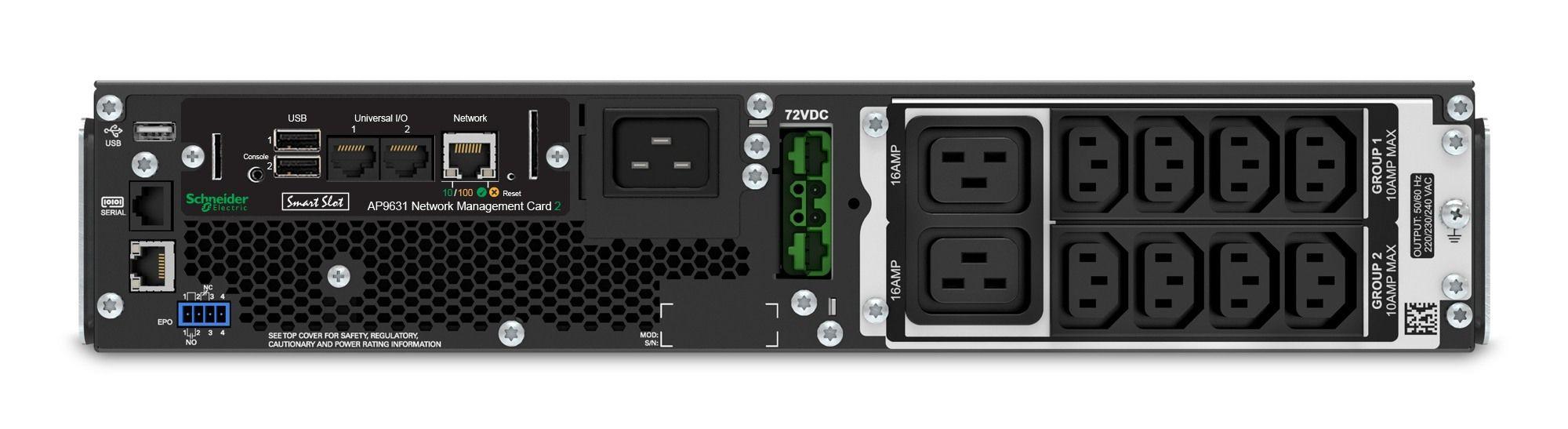 UPS Online APC SRT2200RMXLI-NC (Acoplador C13, Acoplador C19 - Preto) — miniatura 2