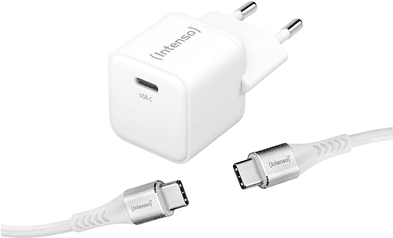 Kit Carregador INTENSO W30C GaN (30 W - Branco)