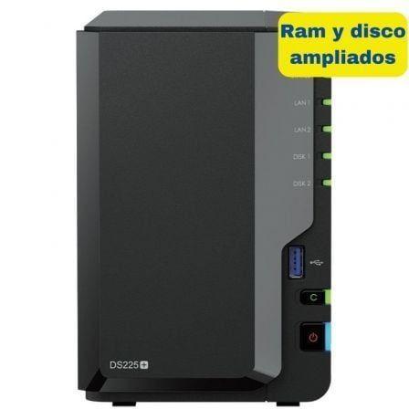 NAS SYNOLOGY DS225+/6G 8TB (SATA - 6 GB DDR4 - 2 baias)