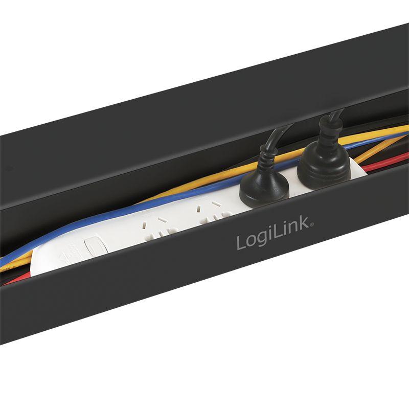 Bandeja de Gestão de Cabos LOGILINK KAB0070 (Aço - Preto) — miniatura 4