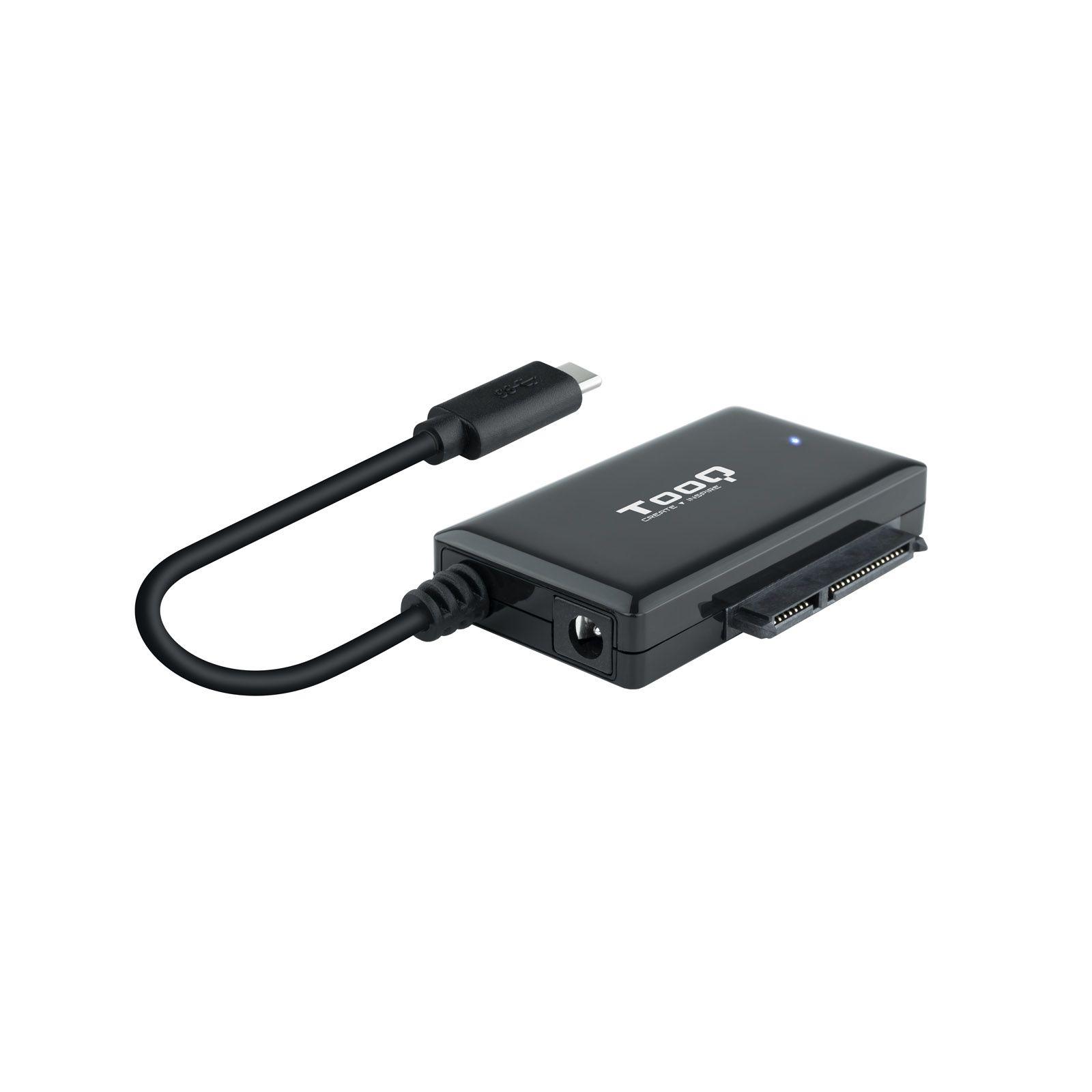 Adaptador USB-C para SATA TOOQ TQHDA-02C (4 TB - 2.5,3.5 " - SATA I, SATA II e SATA III - Preto)