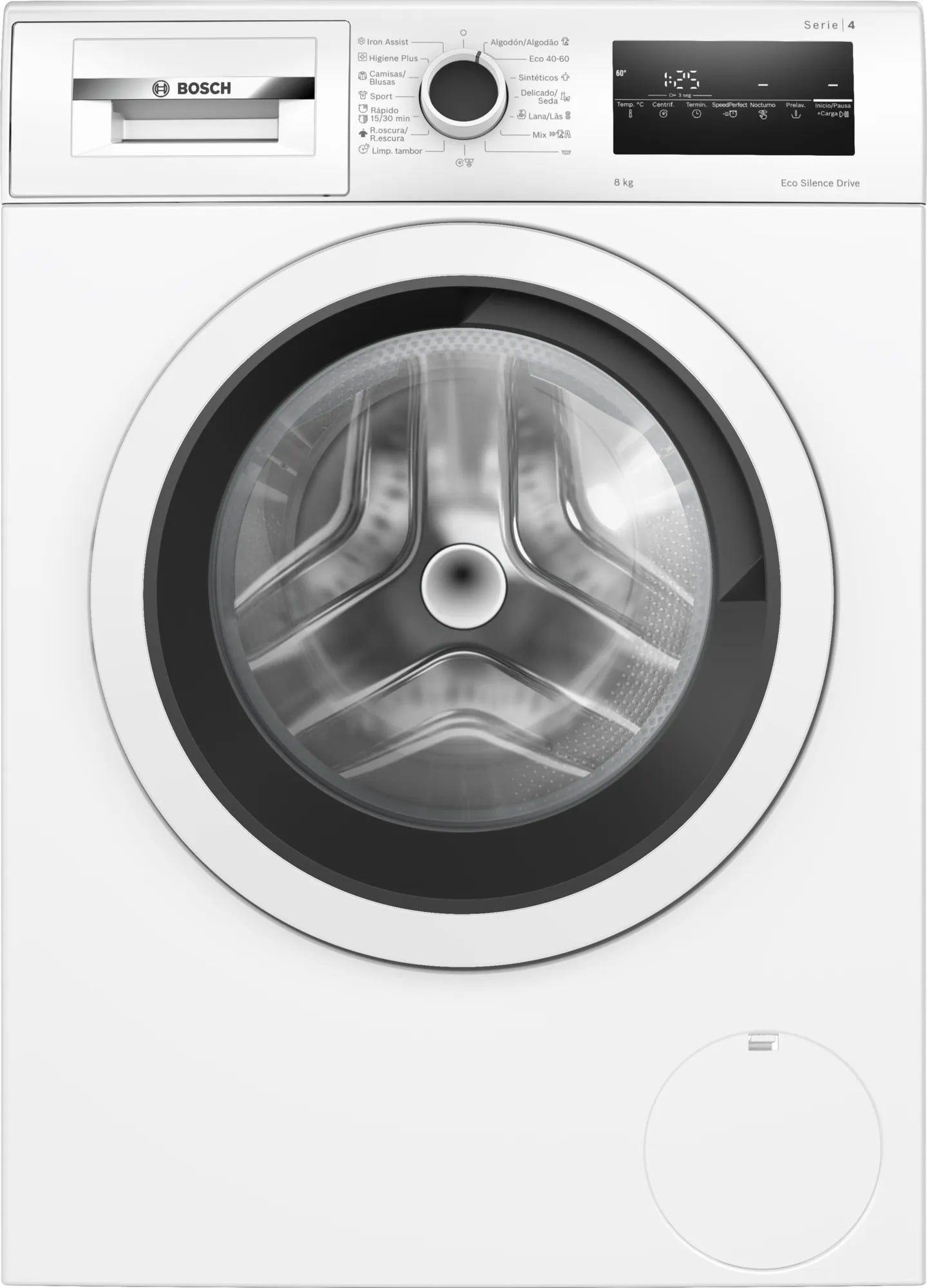 Máquina de Lavar Roupa Independente BOSCH WAN24272ES (1200 RPM - B - A - Branco)