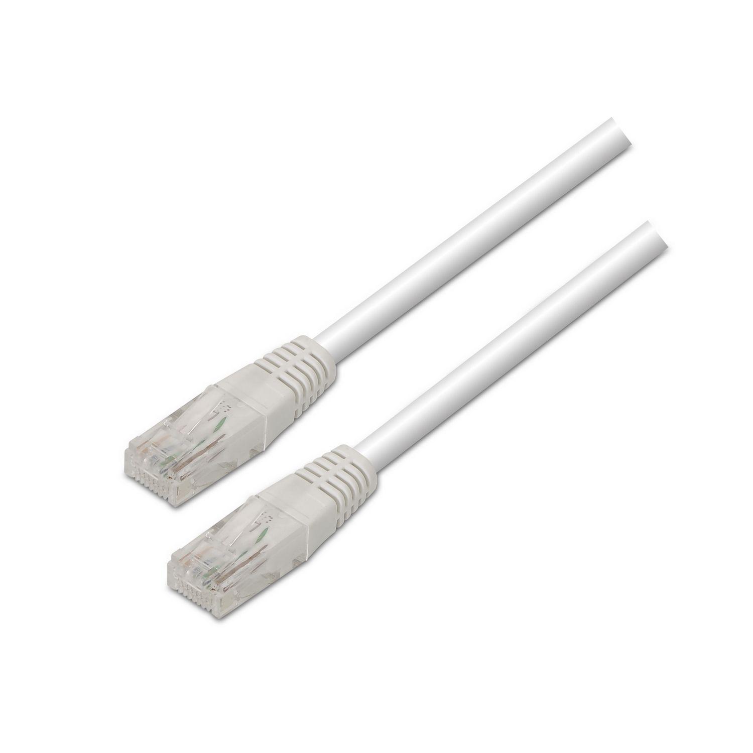 Cabo de Rede AISENS A135-0251 (2 m - Cat6 - RJ-45 - Branco)