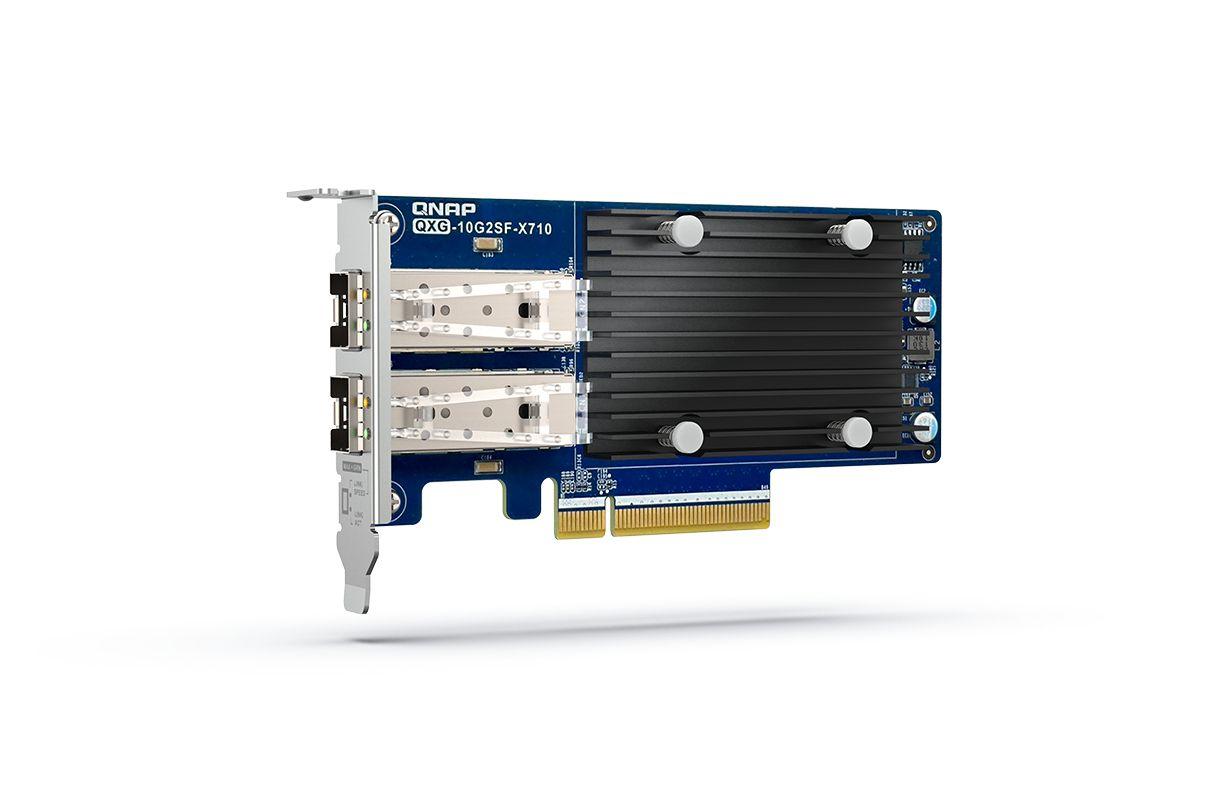 Placa de Rede PCIe QNAP QXG-10G2SF-X710 (PCI Express - 10 Gb/s / 1 Gb/s)