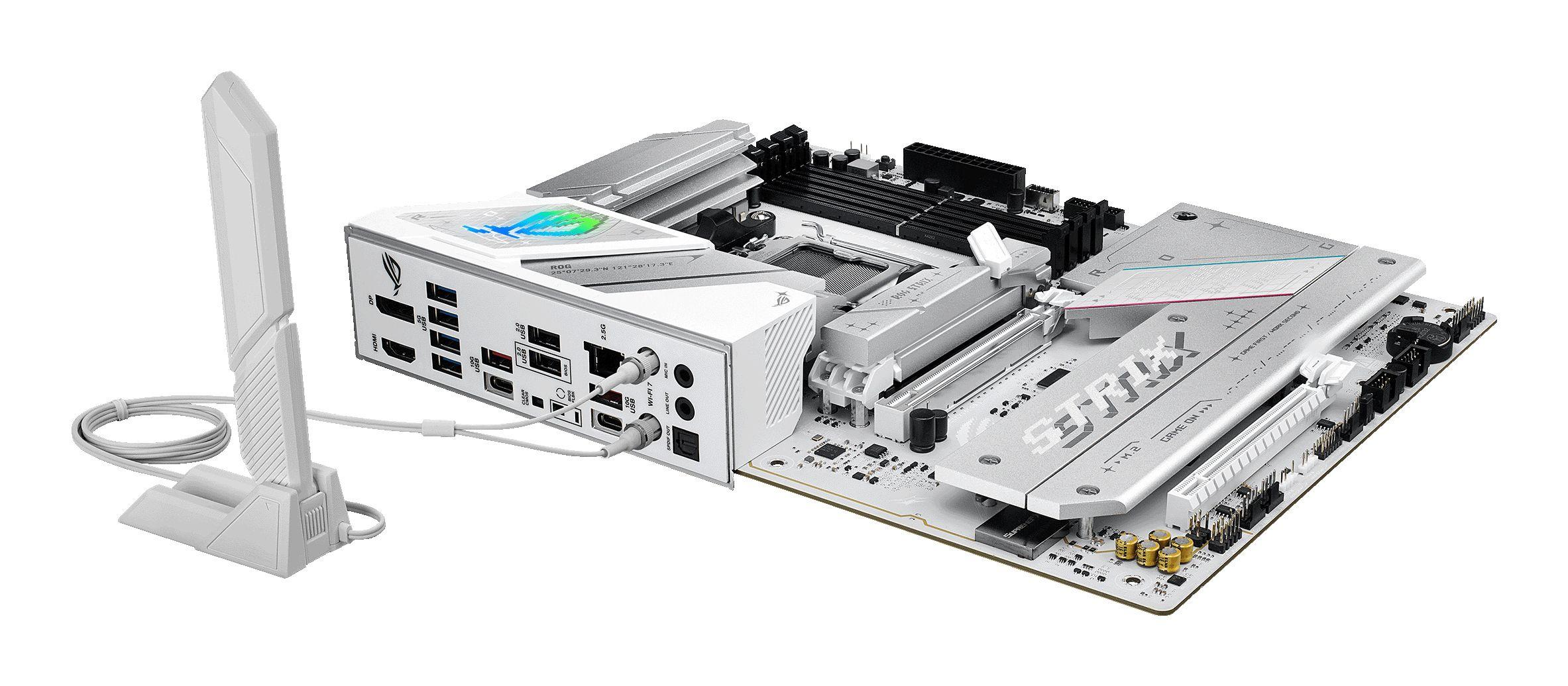 Motherboard ASUS ROG STRIX B850-A GAMING WIFI (AM5 - ATX - 4x DIMM - Branco), miniatura 8