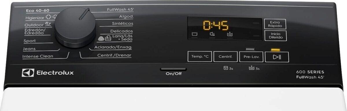 Máquina de Lavar Roupa Independente ELECTROLUX ETE6162P1A (UP - Altura 90,8 cm - 91 cm - Branco) — miniatura 2