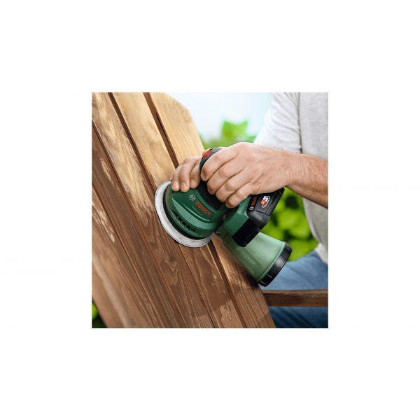 Lixadeira Excêntrica Sem Fios BOSCH EasyOrbit 18V-10 (Verde e Preto), miniatura 3