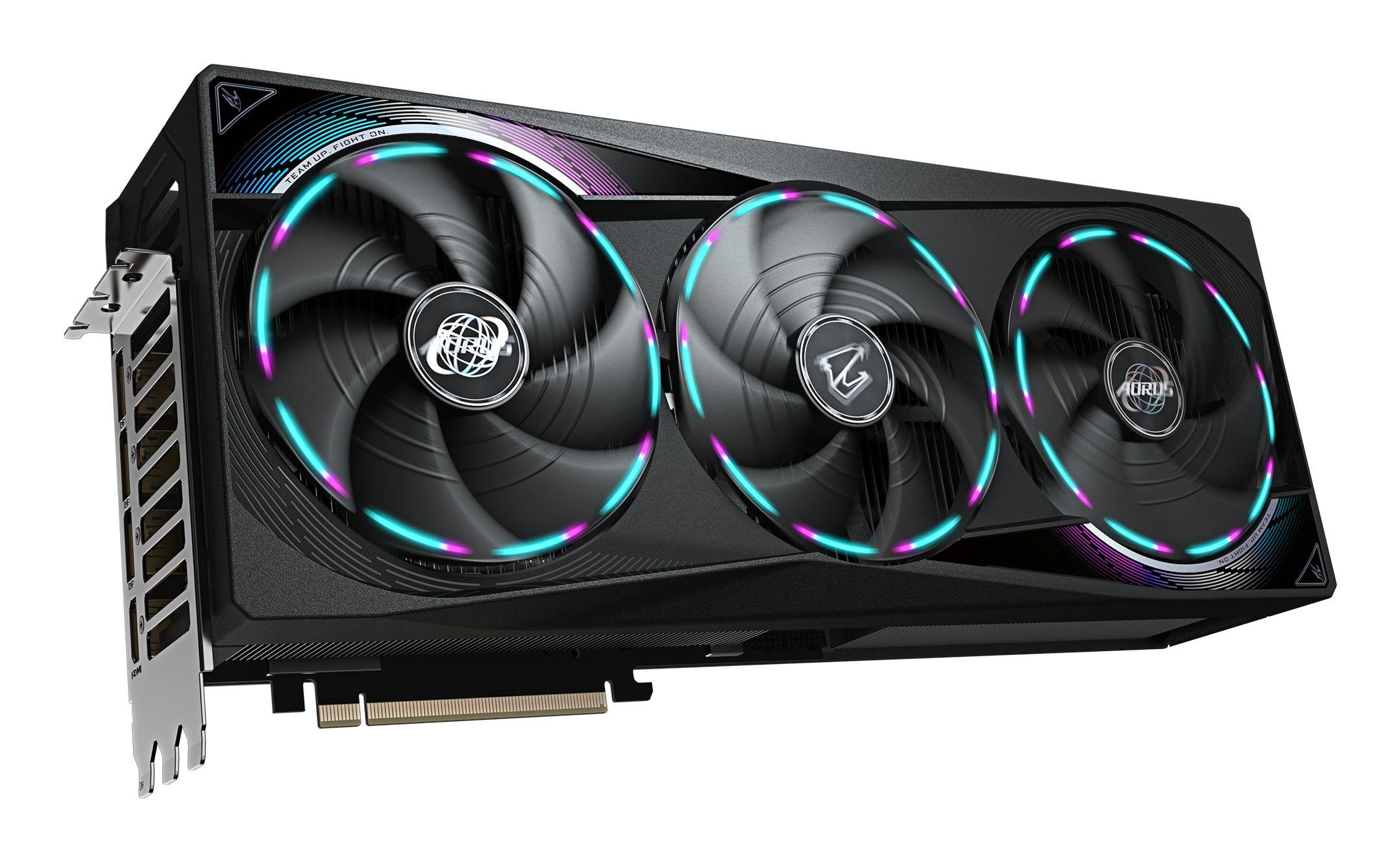 Placa Gráfica GIGABYTE AORUS GeForce RTX 5080 MASTER 16G (GeForce RTX 5080 - 16 GB - 256 bits - Preto) — miniatura 3