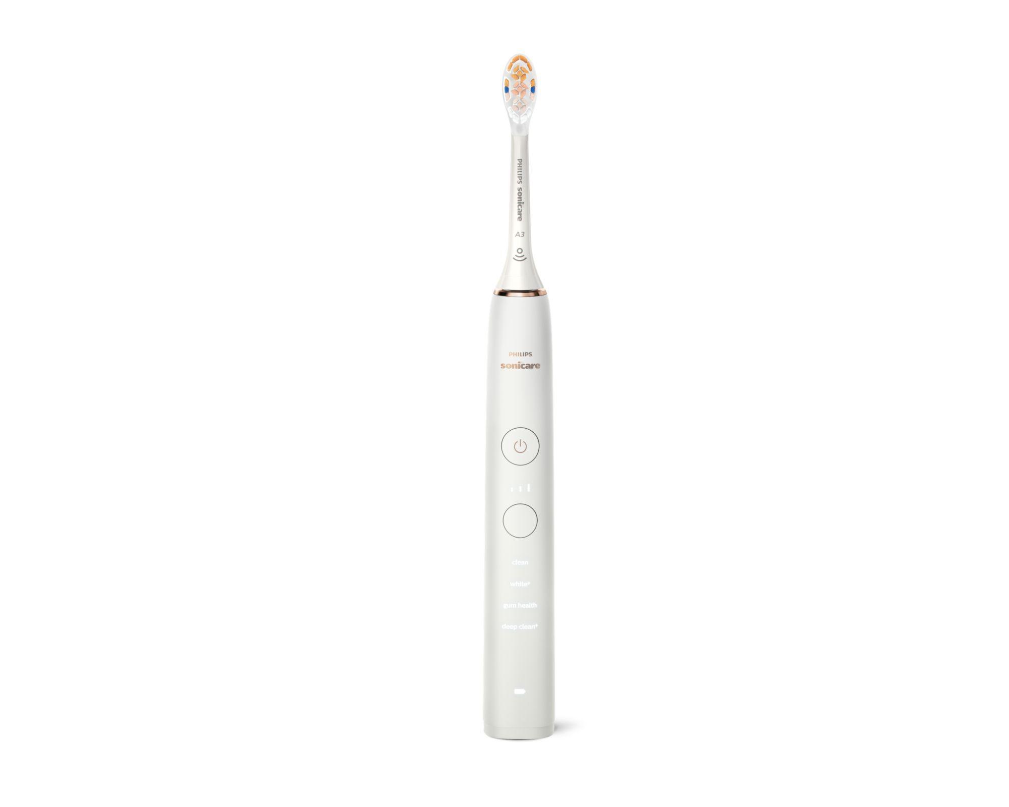 Escova de Dentes Elétrica Sónica PHILIPS Sonicare DiamondClean 9000 HX9911/23 (Rosa Dourado e Branco) — miniatura 2