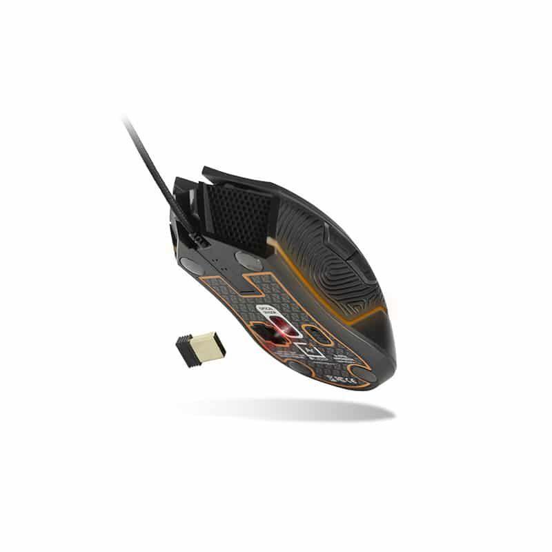 Rato LEXIP AR18 (Mão direita - 4800 DPI - Ótica - Preto), miniatura 3