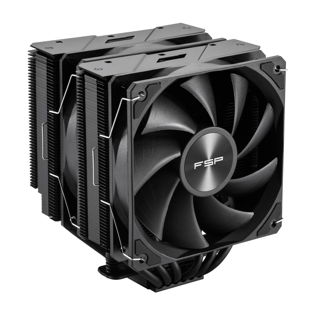 Cooler CPU FSP MP7-B (12 cm - 2 ventoinhas - 1800 RPM - Preto)