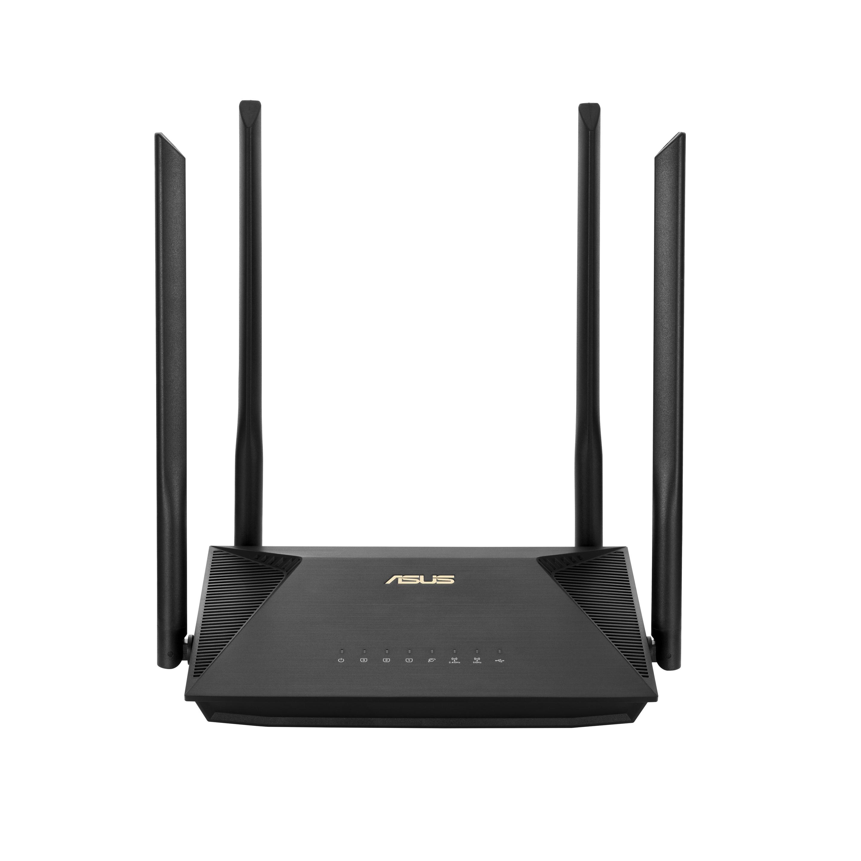 Router ASUS RT-AX53U (Wi-Fi 6 - Dual-band - Gigabit Ethernet - Preto) — miniatura 3