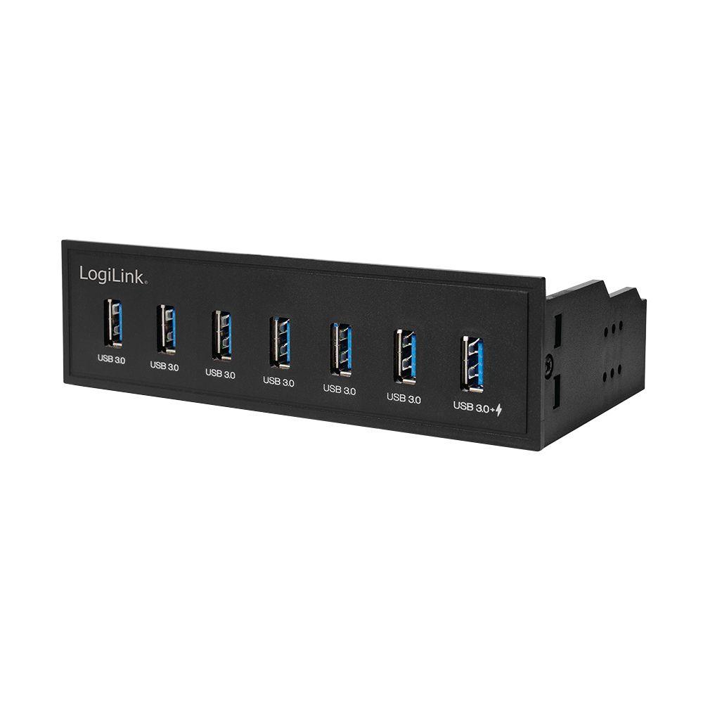 Hub USB Interno LOGILINK UA0342 (Preto)