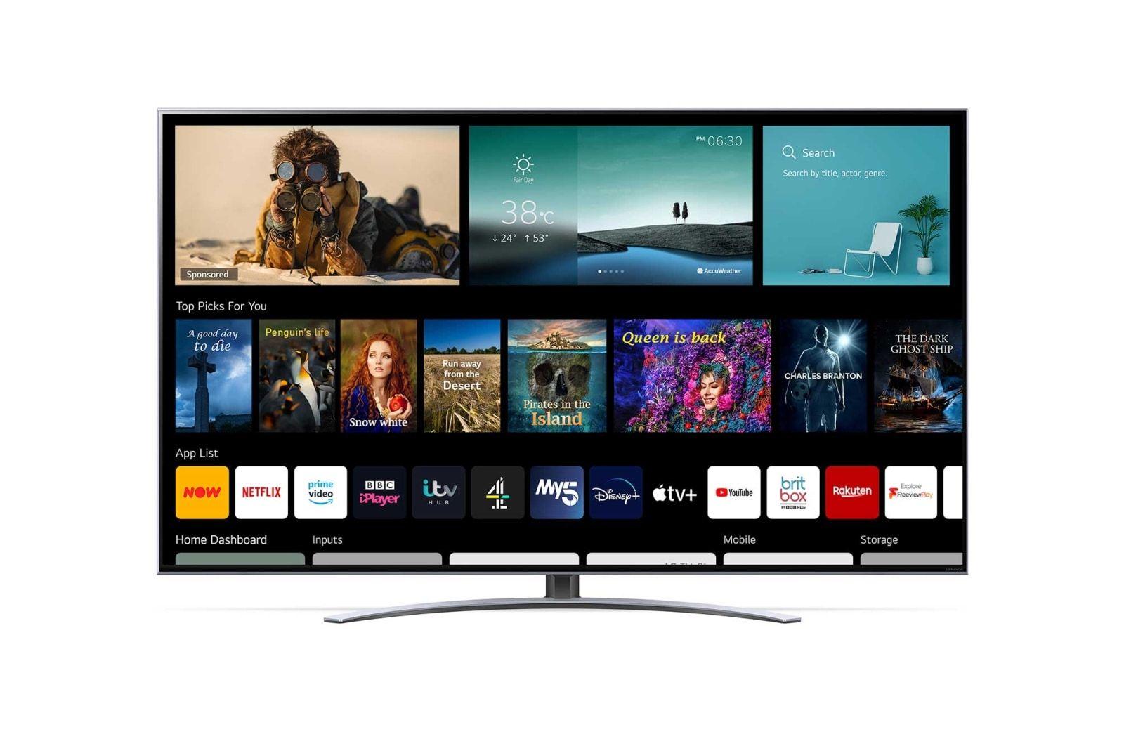 Televisão LG TV 65NANO886PB (65" - 4K Ultra HD NanoCell - Preto e Prateado), miniatura 2