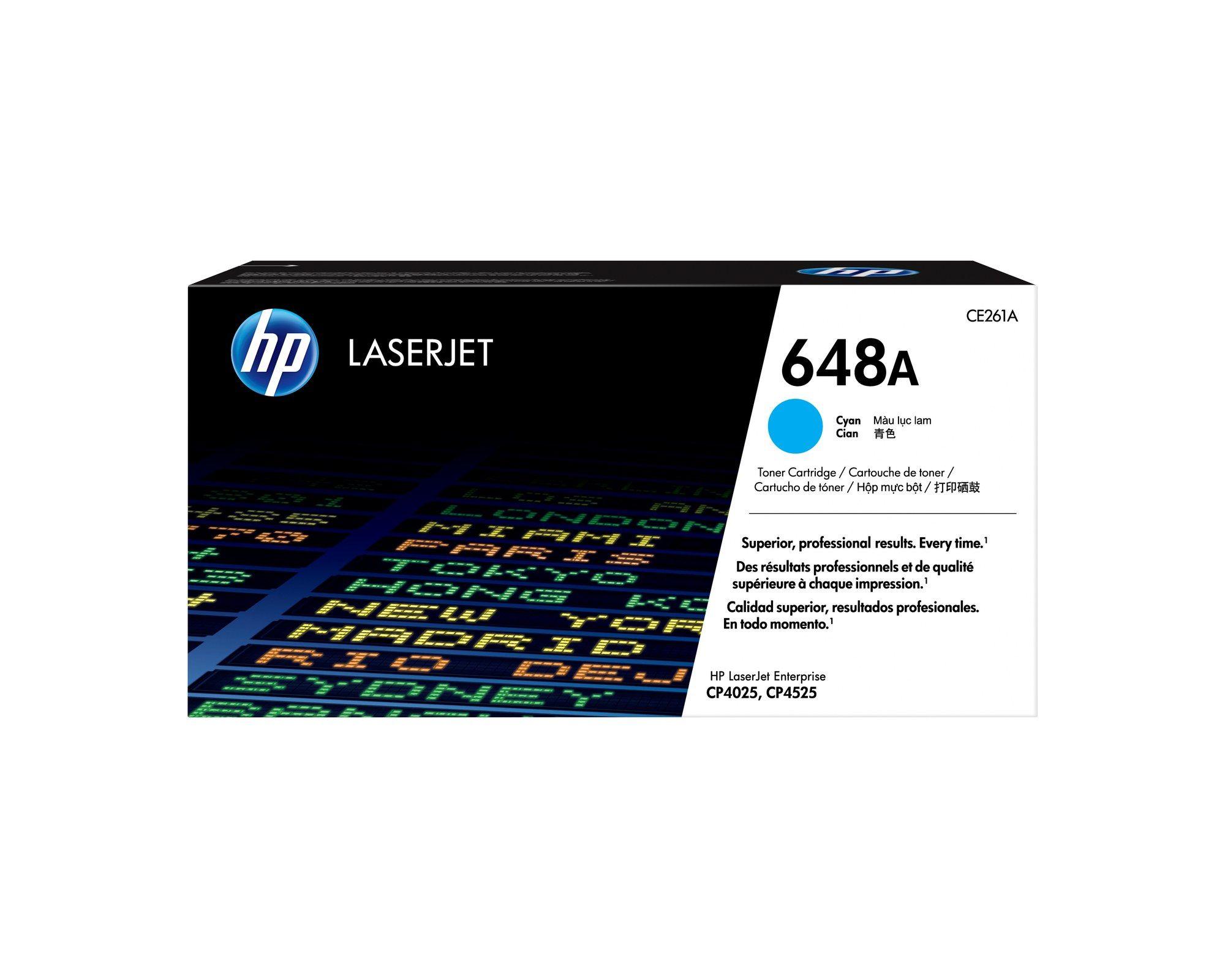 Toner HP 648A CE261A (11 000 páginas - Ciano)