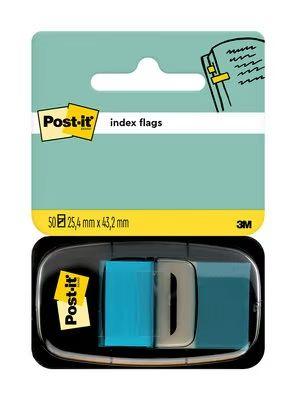 Dispensador de Marcadores de Índice POST-IT 7000144930 (25,4 x 43,2 mm - Azul-claro)